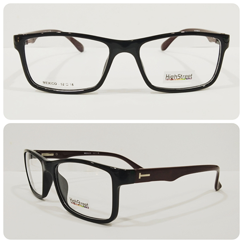 Mexico 52-18 Highstreet Eyewear Frames - Frame Color: Black