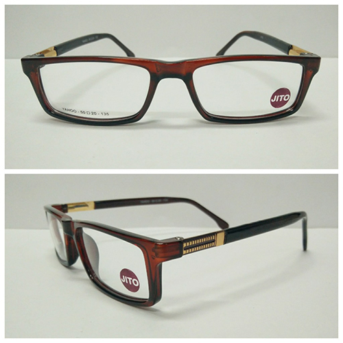 Yahoo 50-20 - 135 Jito Eyewear Frames - Frame Color: Maroon And Black