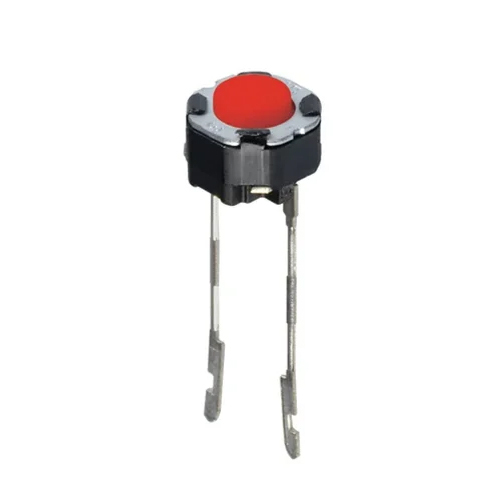 6x6x5mm 2pin Round Lg Red Tactile Switch