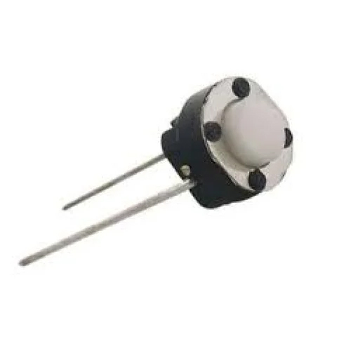 6x6x5mm 2pin Round Lg White Tactile Switch