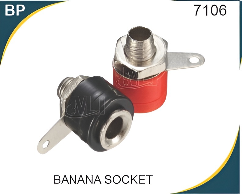 4Mm 5Amp Banana Socket For Banana Plug Terminal - Application: Industrial
