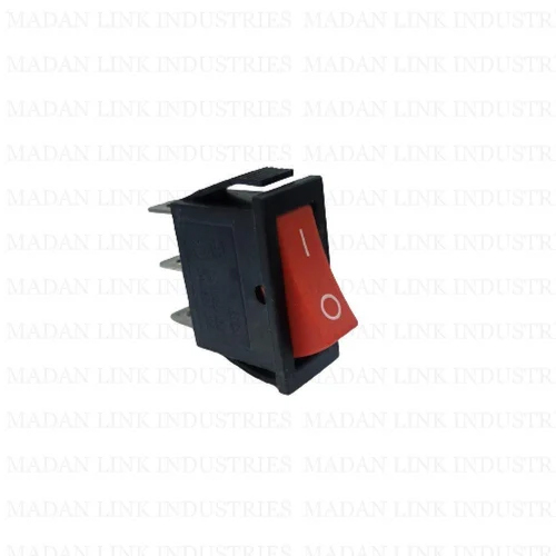 Kcd3 Red 3 Pin On Off Rocker