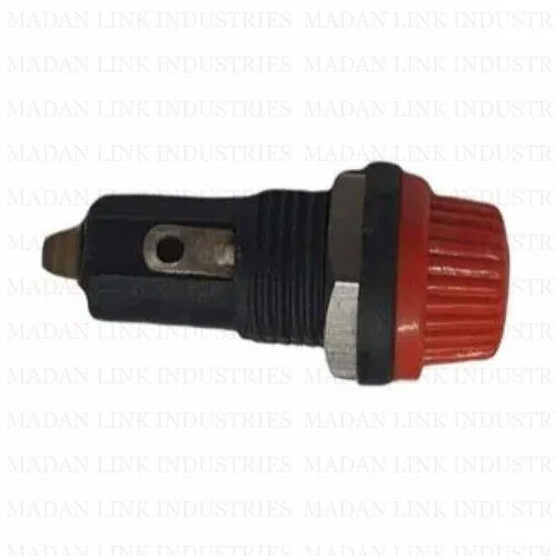 5Mmx20Mm Glass Tube Fuse Holder Panel - Color: Black