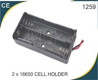 2x18650 Cell Holder - Application: Industrial
