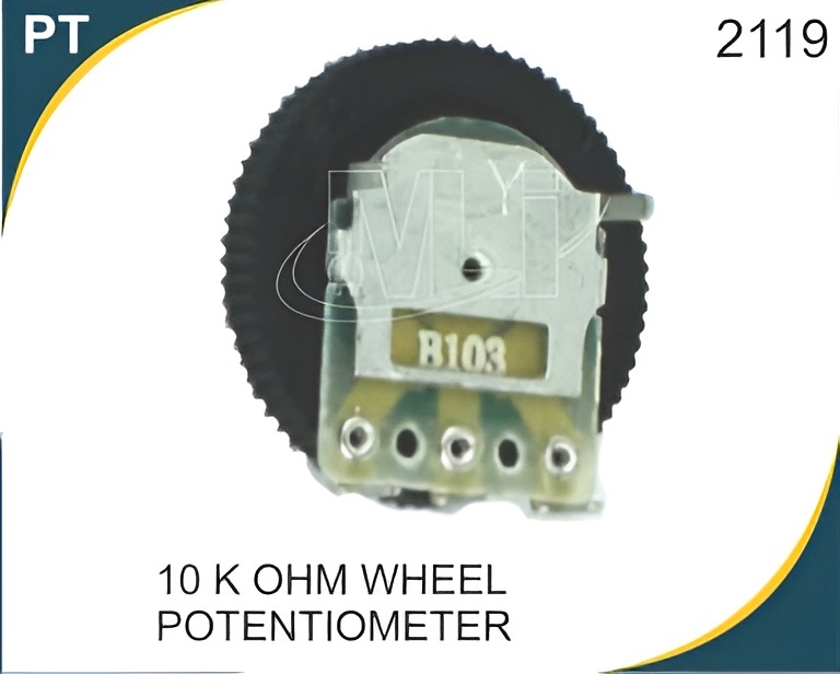 10k Ohm Wheel Potentiometer