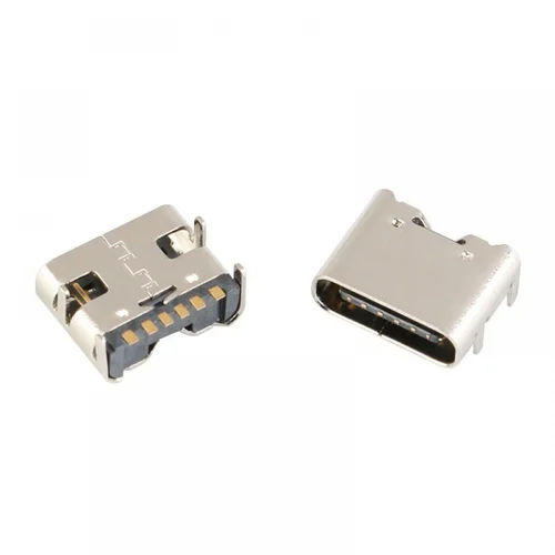 Type C6 Pin Usb Socket Connectors - Application: Electronics