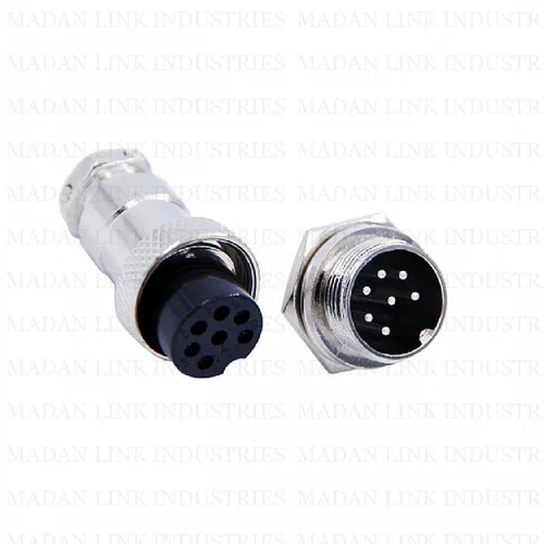 Gx-16 7 Pin Mrs Connector Male Female Panel Mount Aviation Connector Plug