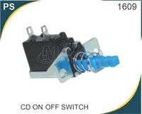 2pin Cd On Off Switch - Brass Material, Standard Size, Black Color | 6 Ampere Rated Current, 220 Volt Rated Voltage, Pack Of 100
