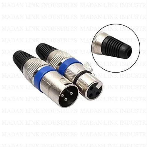 3 Pin Xlr Male Female Connector - Application: Electronics