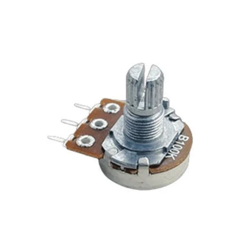 15Mm Potentiometer Metal Knurling - Color: Silver