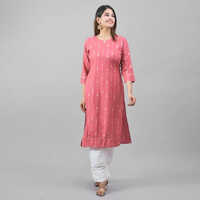 Ladies Casual Wear Kurti Pant Set