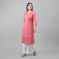 Ladies Casual Wear Kurti Pant Set
