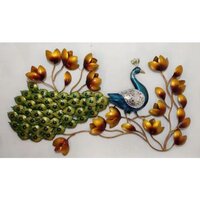 Led Decorative Peacock Wall Decor - Color: Cool White