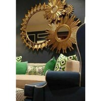 Indoor Iron Wall Decorative Mirror - Application: Home