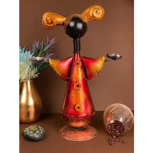 Iron Hand Painted Chinese Doll