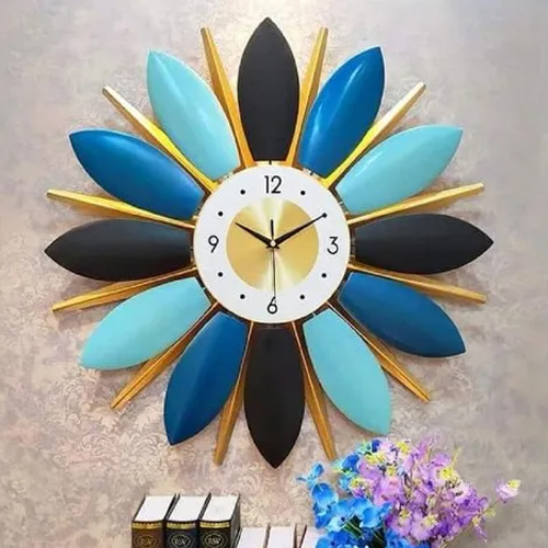 Designer Wall Clock - Color: Multicolor