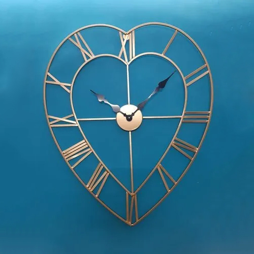 Heart Shaped Wall Clock