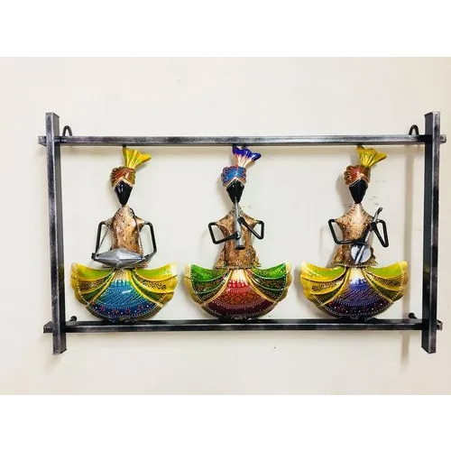 Metal Musician Wall Hanging
