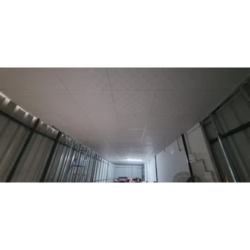 Industrial Grid False Ceiling - Material: Gypsum