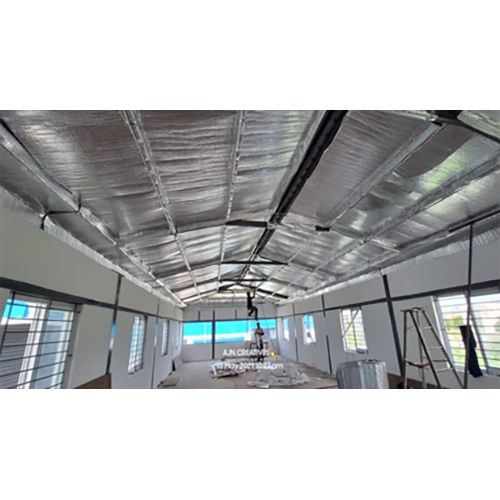 7 To 10 Degree Silver Reinforced Foil Insulation For Ceilings - Density: 48 Gram Per Cubic Centimeter(G/Cm3)