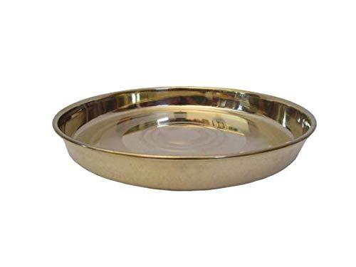 Shop Pure Brass Plate/Thali for Puja/Bhog