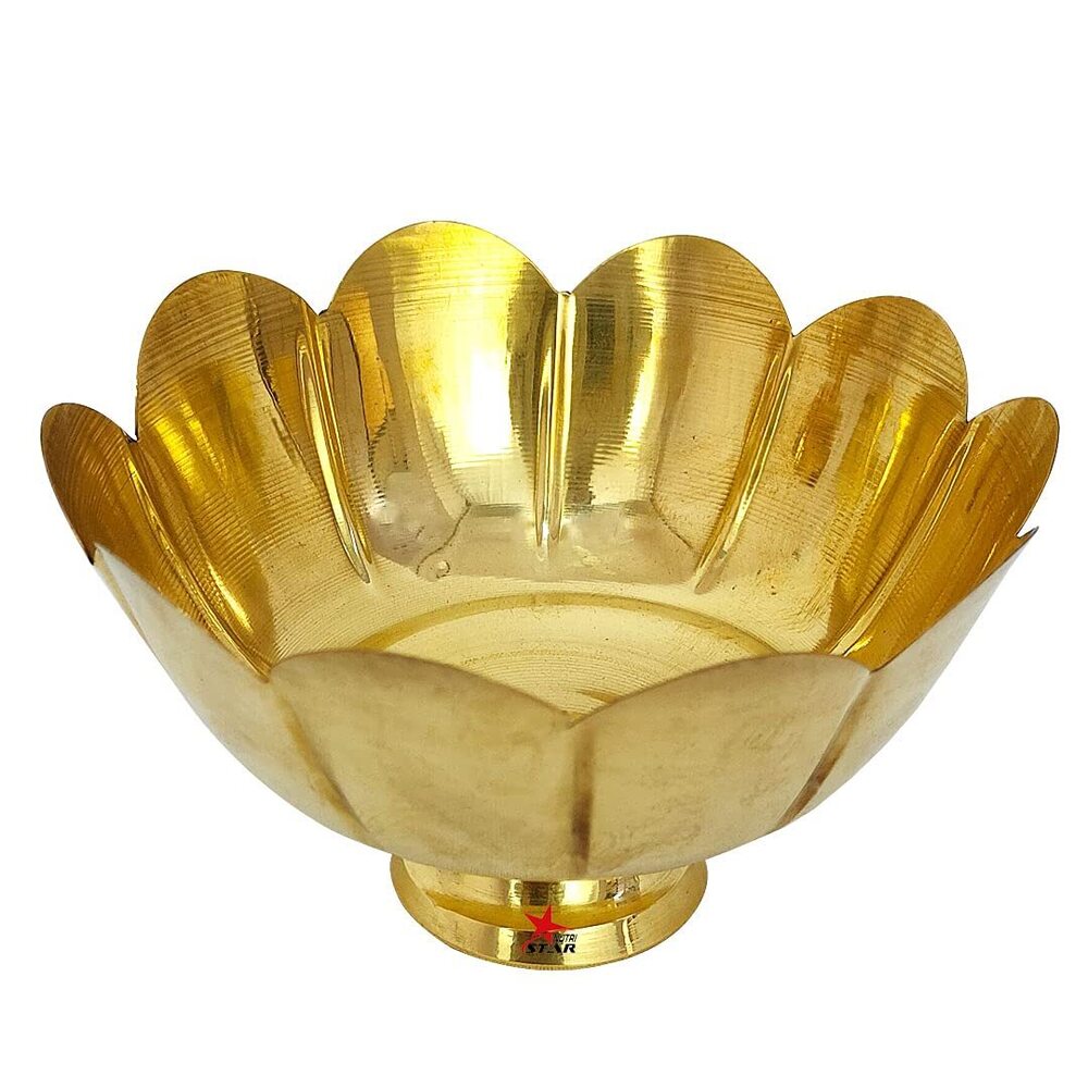 Brass Lotus Shape Bowl Return Gift