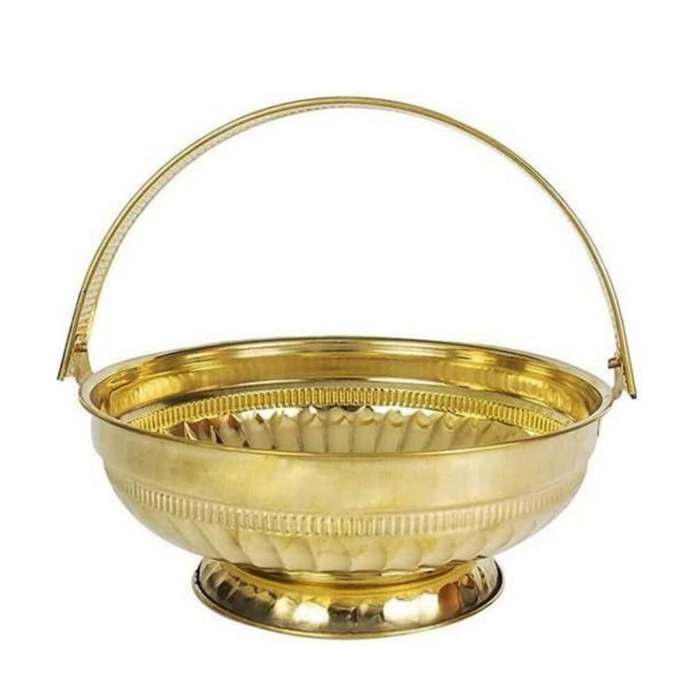 Brass Flower Basket