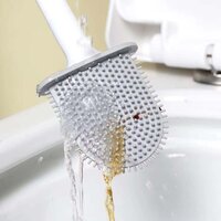 Portable Silicone Toilet Brush with Holders