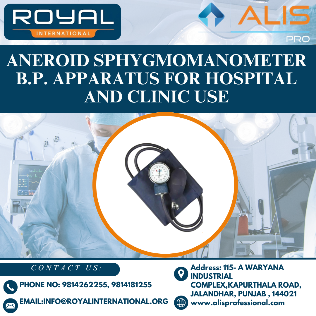 Aneroid Sphygmomanometer B.P. Apparatus for hospital and clinic use