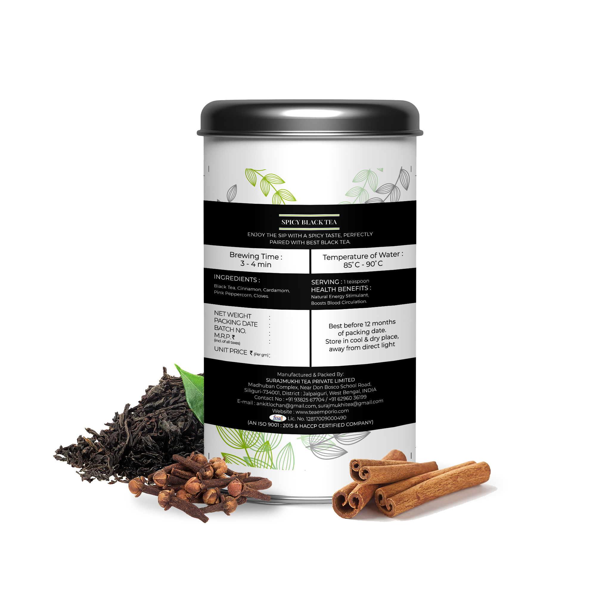 Spicy Black Tea - Aroma: ]