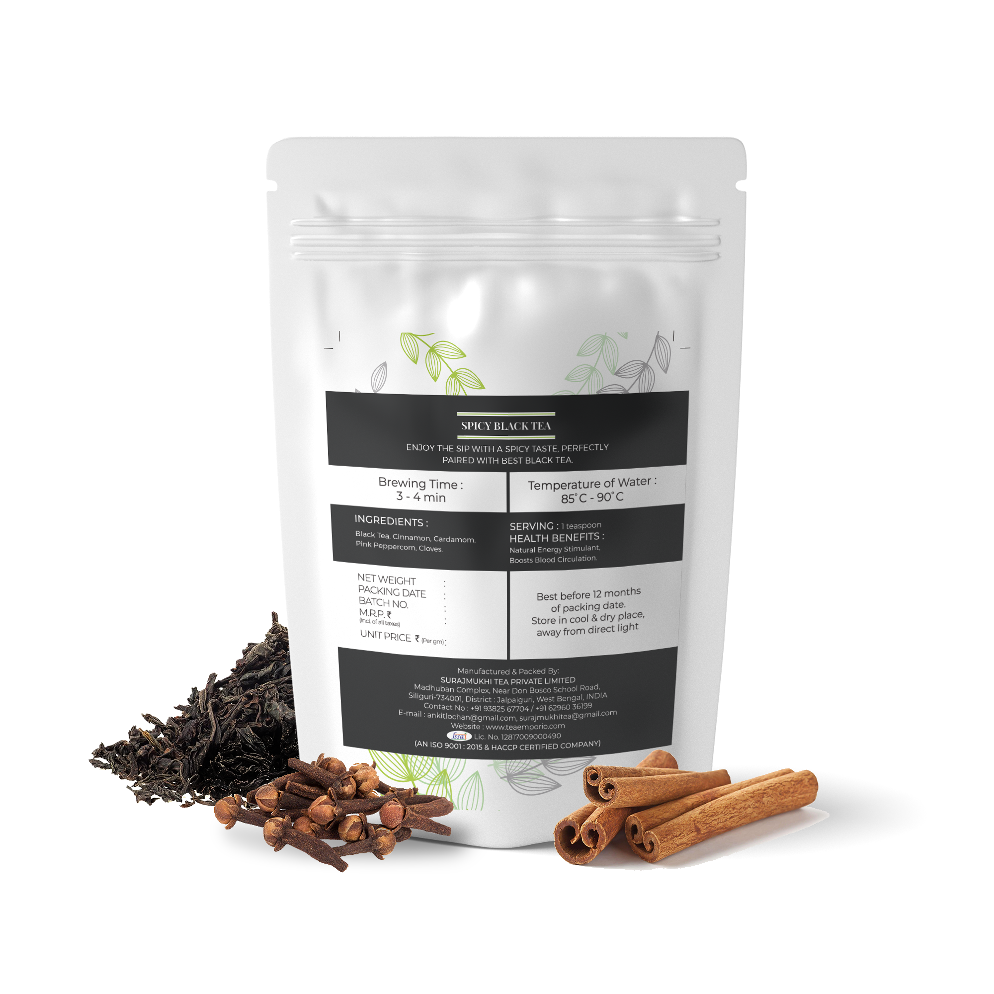 Spicy Black Tea - Aroma: ]