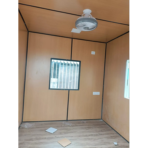 Gi Portable Office Cabin - Floor Material: 18Mm Cement Fiber Sheet & Pvc Mat