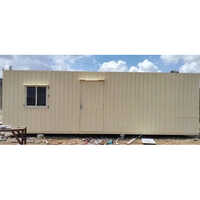Rectangular Container Office - High-quality Wind-resistant Steel, Mdf Roof, Galvanized Iron And Hylum Sheet Walls With Glass Wool Insulation, Pvc Sliding Windows And Door, Cement Fiber Sheet With Pvc Vinyl Carpet Floor