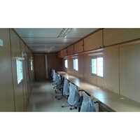 Prefab Site Office Cabin - Color: White