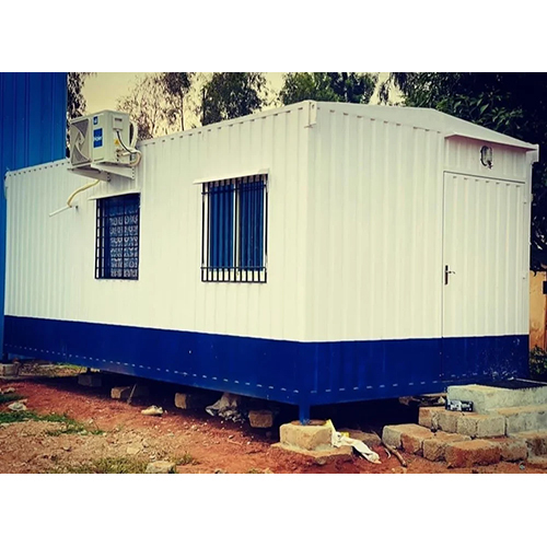 Ms-gi Pre Fabricated Portable Office Cabin - Color: White