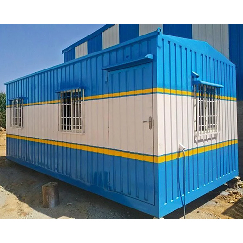 Feet Portable Office Container - Color: White & Blue