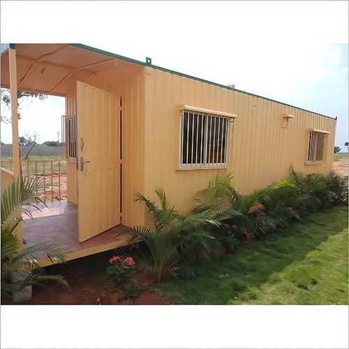 Ms Prefabricated Farmhouse Cabin - Color: Yellow