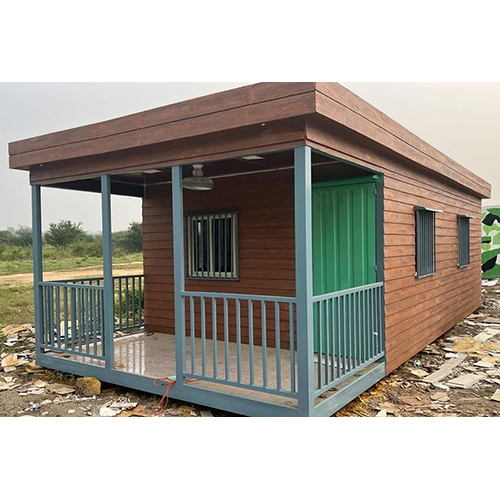 Ms-Gi Pre Fabricated Portable Farm House - Color: Brown