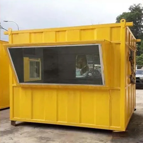 Portable Kiosk Cabin - Color: Yellow