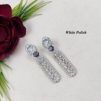 Classic Shimmering American Diamond Earring