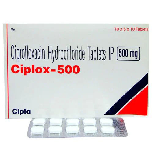 500Mg Ciplox Ciprofloxacin Hcl Tablets - Drug Type: General Medicines