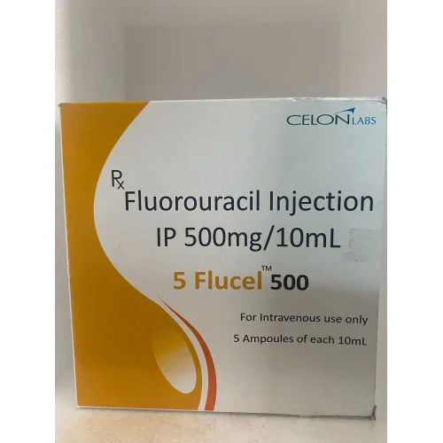 Celon Laboratories Ltd 5 Flucel 500Mg Fluorouracil Injection - Shelf Life: 1 Months