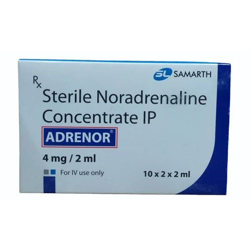 LiquidÿNoradrenalineÿBitartrate Inj 4mg2ml, 2 mgml