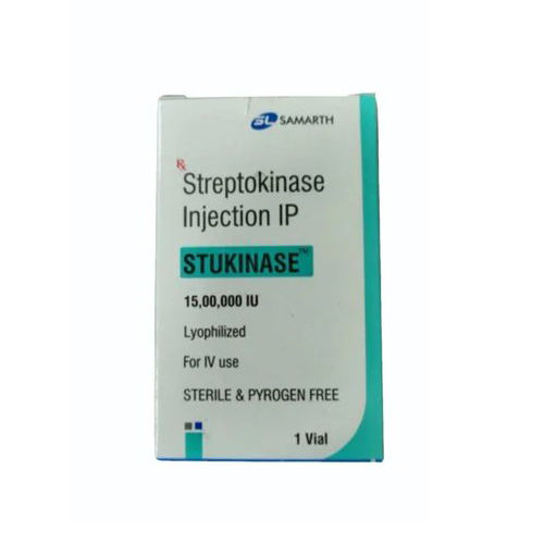 Streptokainase Stukinase 1500000 Iu Injection - Purity: High