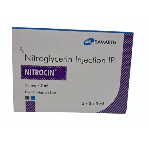 Nitrocin 25Mg (Nitrog-Lycerin) Injection - Purity: High