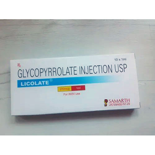 Licolate 200mcg ( Glycopyrrolate Injection Usp )