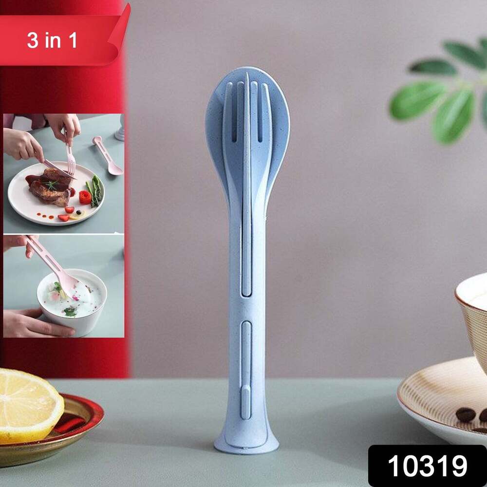 3 in 1 Reusable Spoon, Knife Forks Tableware, Spoons