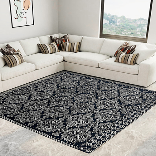 Printed Hand Tufting Carpet - High-quality Acrylic, Rectangular Shape | Customizable Modern Designs For Commercial Spaces