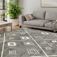 Grey Tufted Carpet