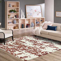 Designer Carpet - High-Quality Wool, Custom Rectangular Shape | Hand-Tufted, Modern Design, Printed Pattern, Water Absorbent, Ideal for Commercial Spaces